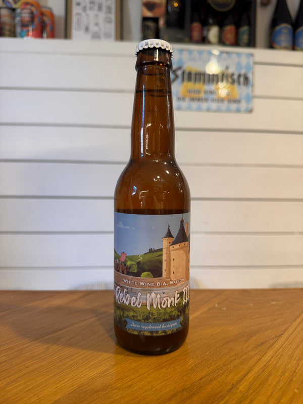 Rebel Monk III - 33cl, 5,8%, Barrel aged Saison - The Piggy Brewing