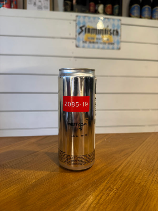 2085-19 West Coast IPA - 33cl, 6,3%, West Coast - 2085 Brewery