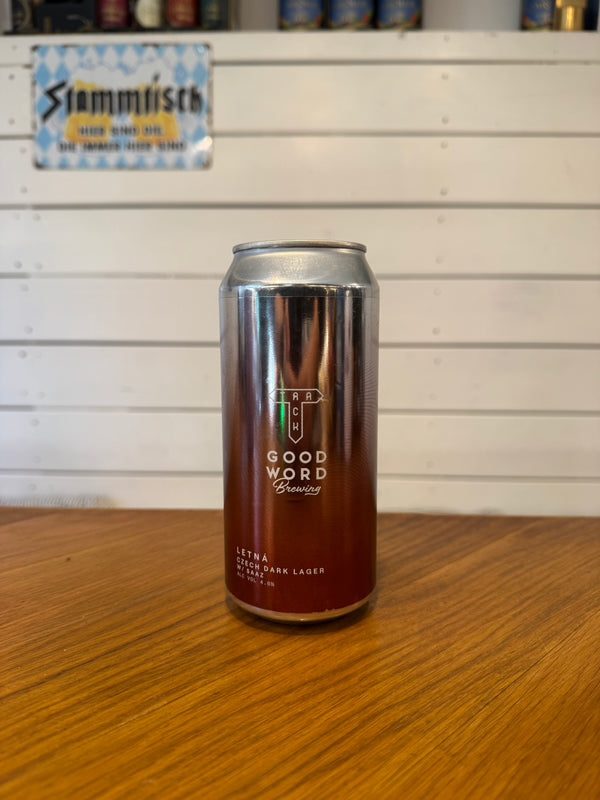 Letná - 44cl, 4,6%, Czech Dark Lager - Track Brewing