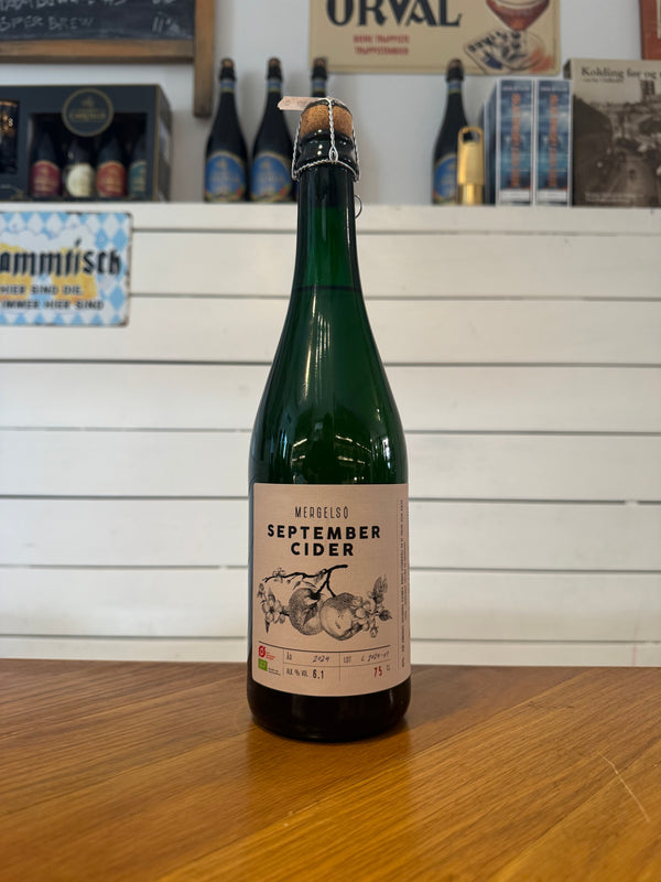 September Cider - 75cl, 6,1%, Æble Cider - Mergelsø