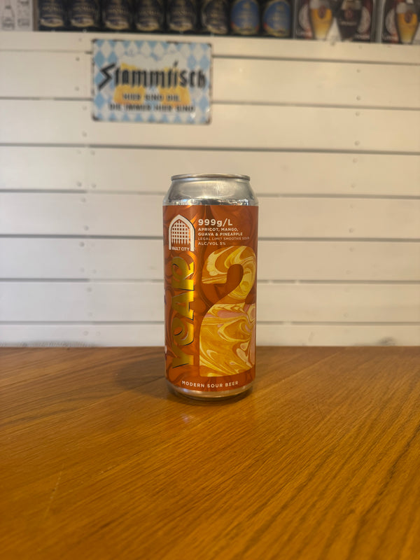 Year 2: 999g/L: Apricot, Mango, Guava & Pineapple - 44cl, 5%, Smoothie Sour - Vault City