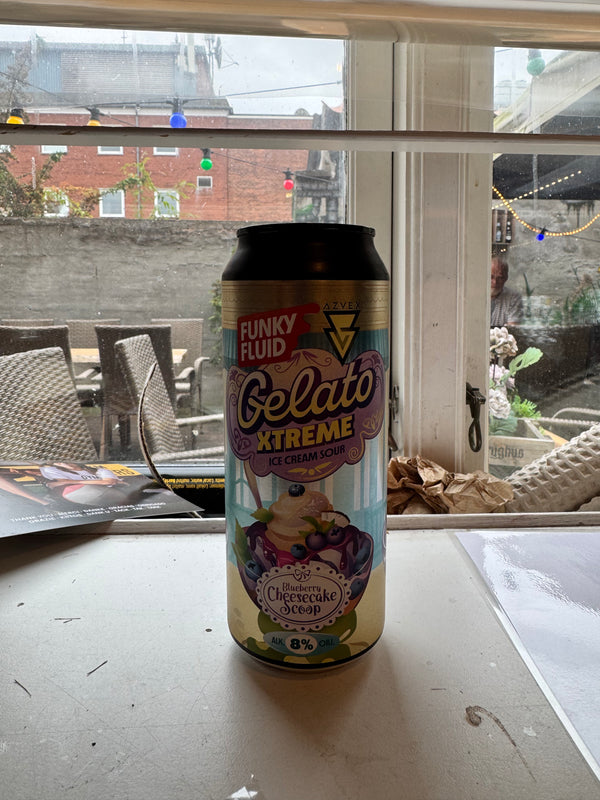 Gelato Xtreme Blueberry Cheesecake - 50cl, 8,0%, Imperial Pastry Sour - Funky Fluid