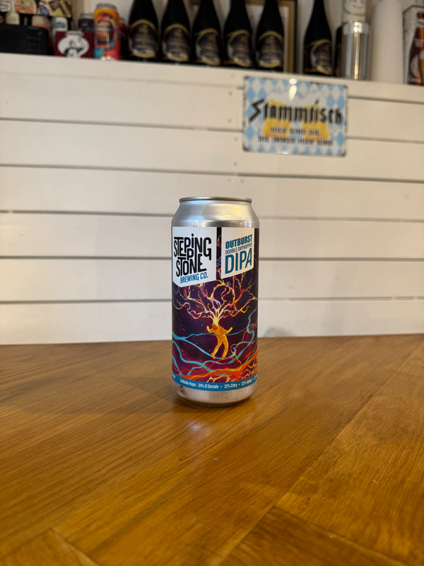 Outburst - 44cl, 8,2%, Double IPA - Stepping Stone Brewing Company