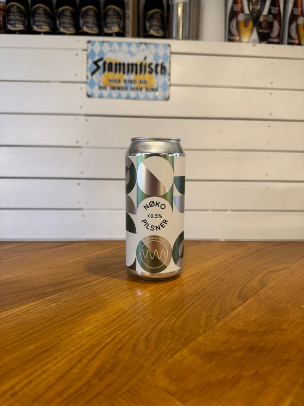 NØKO Pilsner - 44cl, 0,5%, Alkoholfri Lager - Gamma Brewing Company