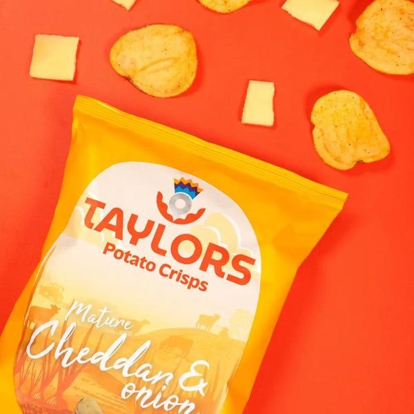 Mackie's cheddar og løg gourmet-chips