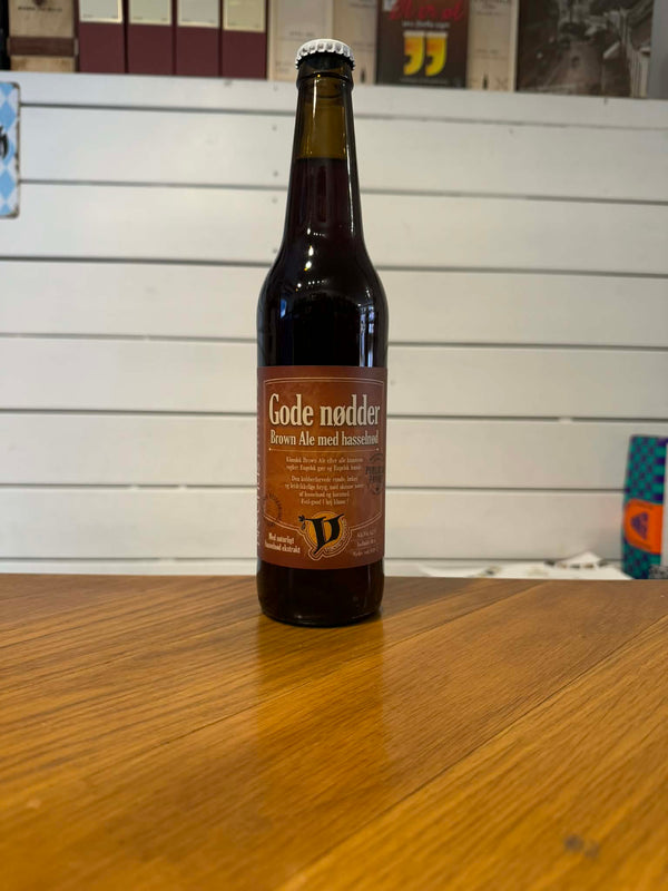Gode Nødder - 50cl, 5,2%, Brown Ale - Viborg Bryghus