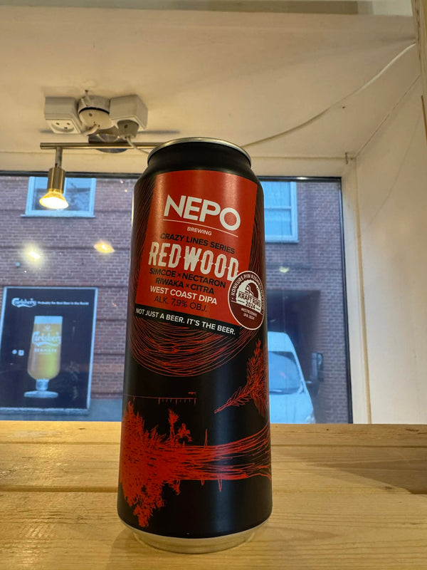 Crazy Lines Series: Red Wood - 44cl, 7,9%, West Coast IPA - Nepo