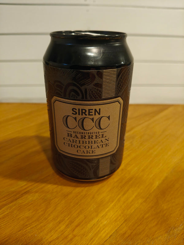 Deconstructed Barrel Carribean chokolate cake - Siren - 33 cl. - 8,4%