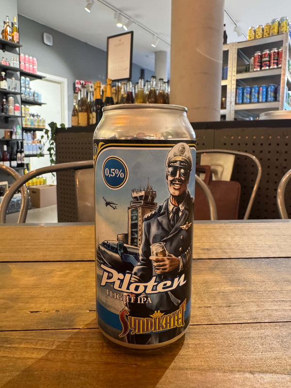 Piloten - 44cl, 0,5%, Alkoholfri West Coast IPA - Syndikatet