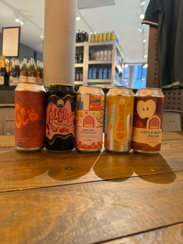 Premium Sour-smagekassen (4+ rating på Untappd) m/ 5 øl