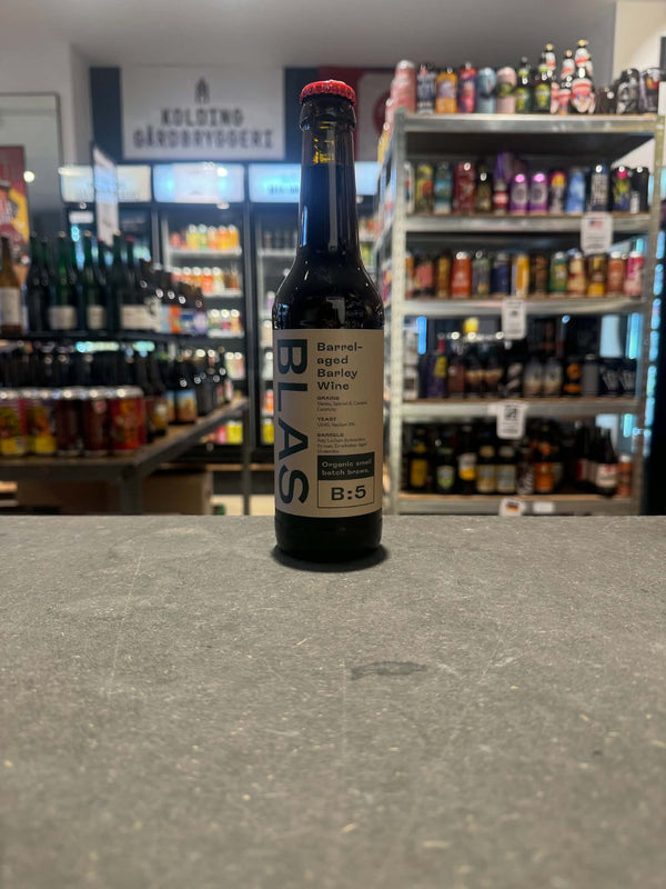 B:5 - 33cl, 13%, Fadlagret Barley Wine - Blas