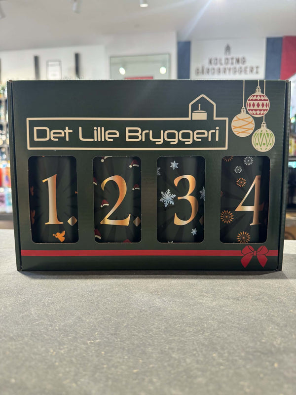 Adventskalender med 4 øl - Det Lille Bryggeri