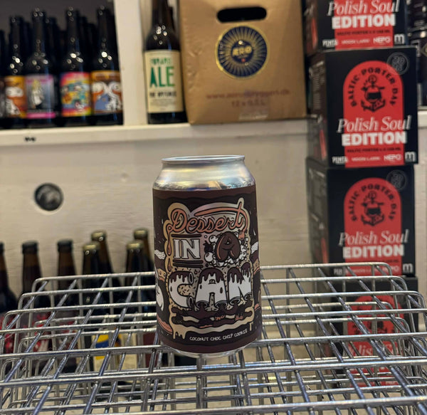 Dessert In A Can: Coconut Choc Chip Cookie - 33cl, 10,5%, Double Pastry Stout - Amundsen