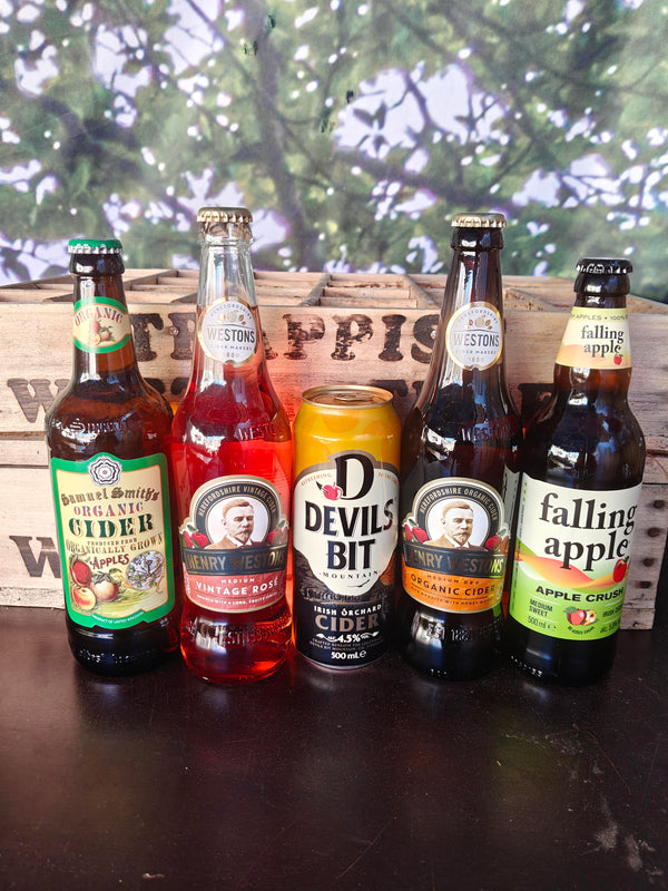Dejlig Cider Pakke m/5 ægte cidere