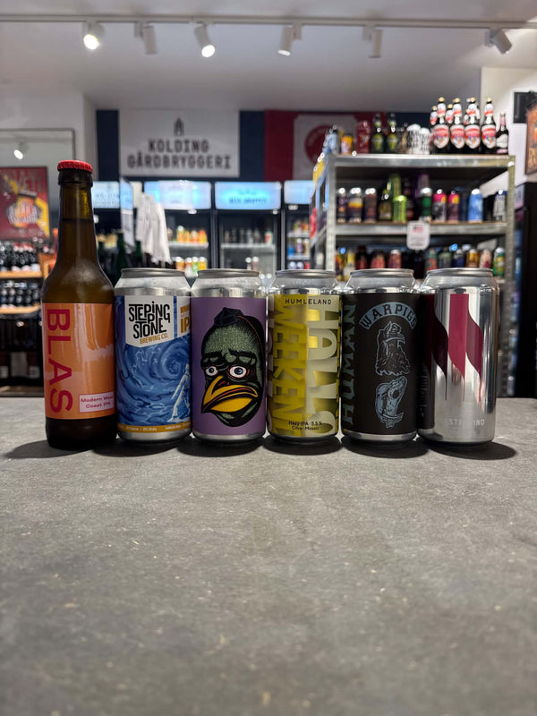 Dansk IPA smagekasse - 6 øl