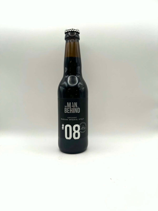 #08 Organic Russian Imperial Stout - 33cl, 10%, Imperial Stout - The Man Behind
