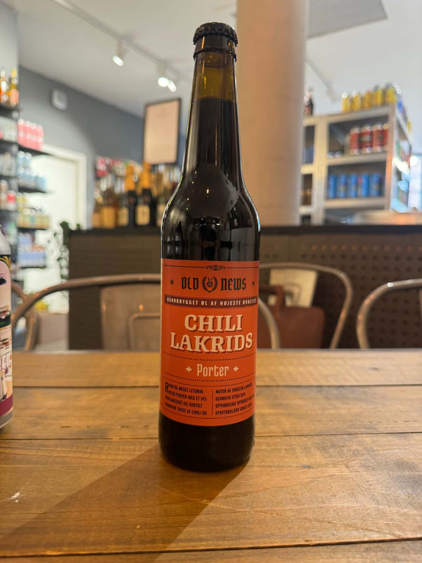Chili Lakrids Porter - 50cl, 6,0%, Porter - Randers Bryghus