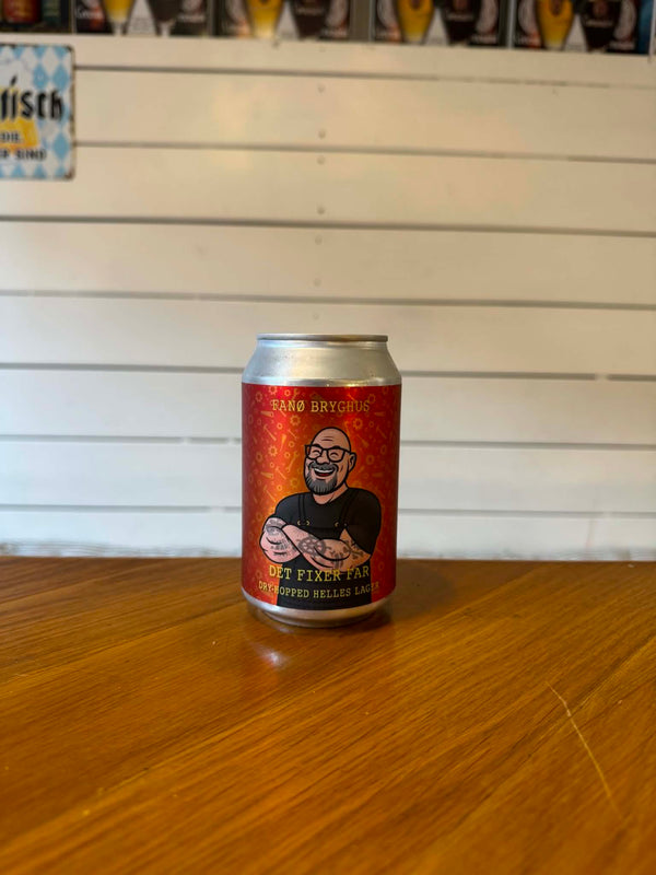Det Fixer Far - 33cl, 6%, Lager - Fanø Bryghus