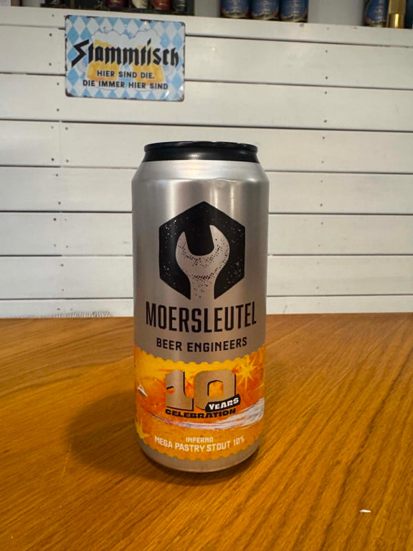 10 Years: Inferno - 44cl, 10%, Double Pastry Stout - Moersleutel Craft Brewery