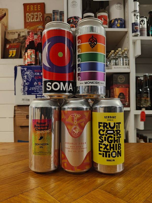 Premium IPA-smagekassen (4+ rating på Untappd) - 5 øl