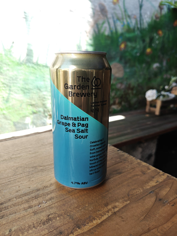 Dalmatian Grape & Sea salt sour - The garden Brewery -  44 cl.  -  4,7%