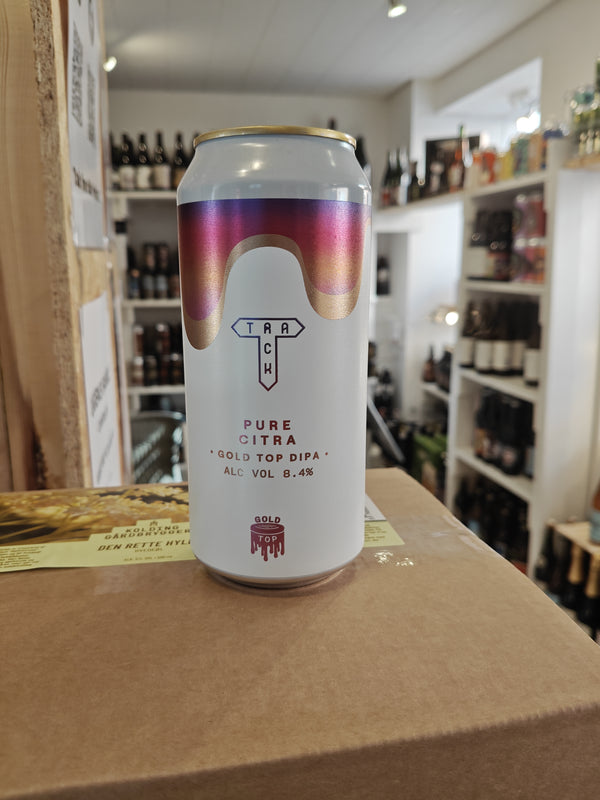 Pure Citra - Track Brew. - Gold top serie - 44 cl - 8,4%