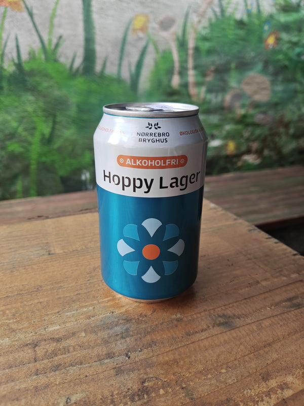 Hoppy Lager - Nørrebro Bryghus - Alkoholfri - 33 cl. - 0,5%