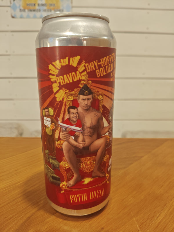 Putin Huylo - 50cl, 8,0%, Belgian Golden Strong Ale - Pravda Brewery