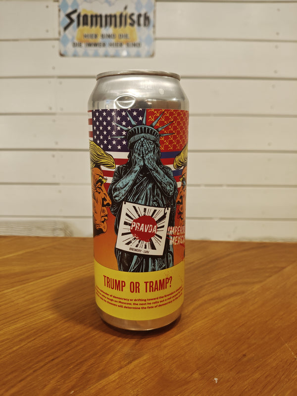 Trump or Tramp - 50cl, 6,4%, Pilsner - Pravda Brewery