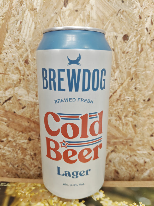 Cold Beer - Brewdog - Lager - 44 cl. - 3,4%
