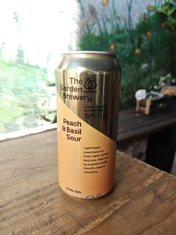 Peach & Basil Sour - The Garden Brewery - 44 cl. - 5,4%
