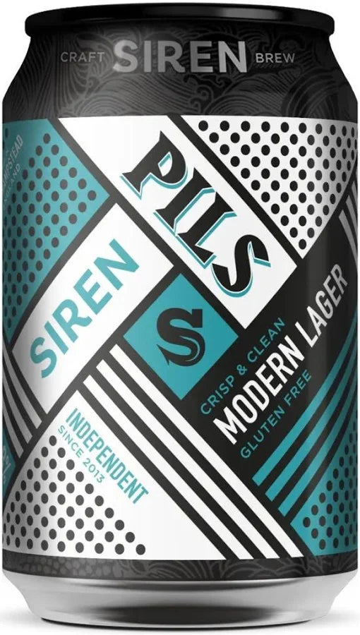 Pils (33cl, 4,8%, Glutenfri pilsner - Siren Craft Brew