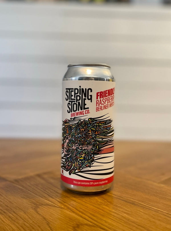 Friendly Rasberry Berliner Weisse - 44 cl, 6% - Stepping Stone Brewery